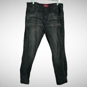 Lucky Brand Jeans Mens 36 X 32 Black Denim Skinny Pre Owned Pants